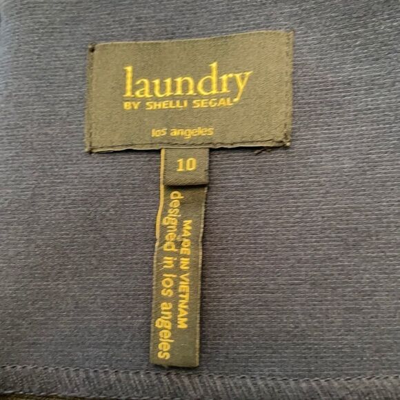 Laundry By Shelly Segal Colorblock Dress Sz 10 - Picture 10 of 13